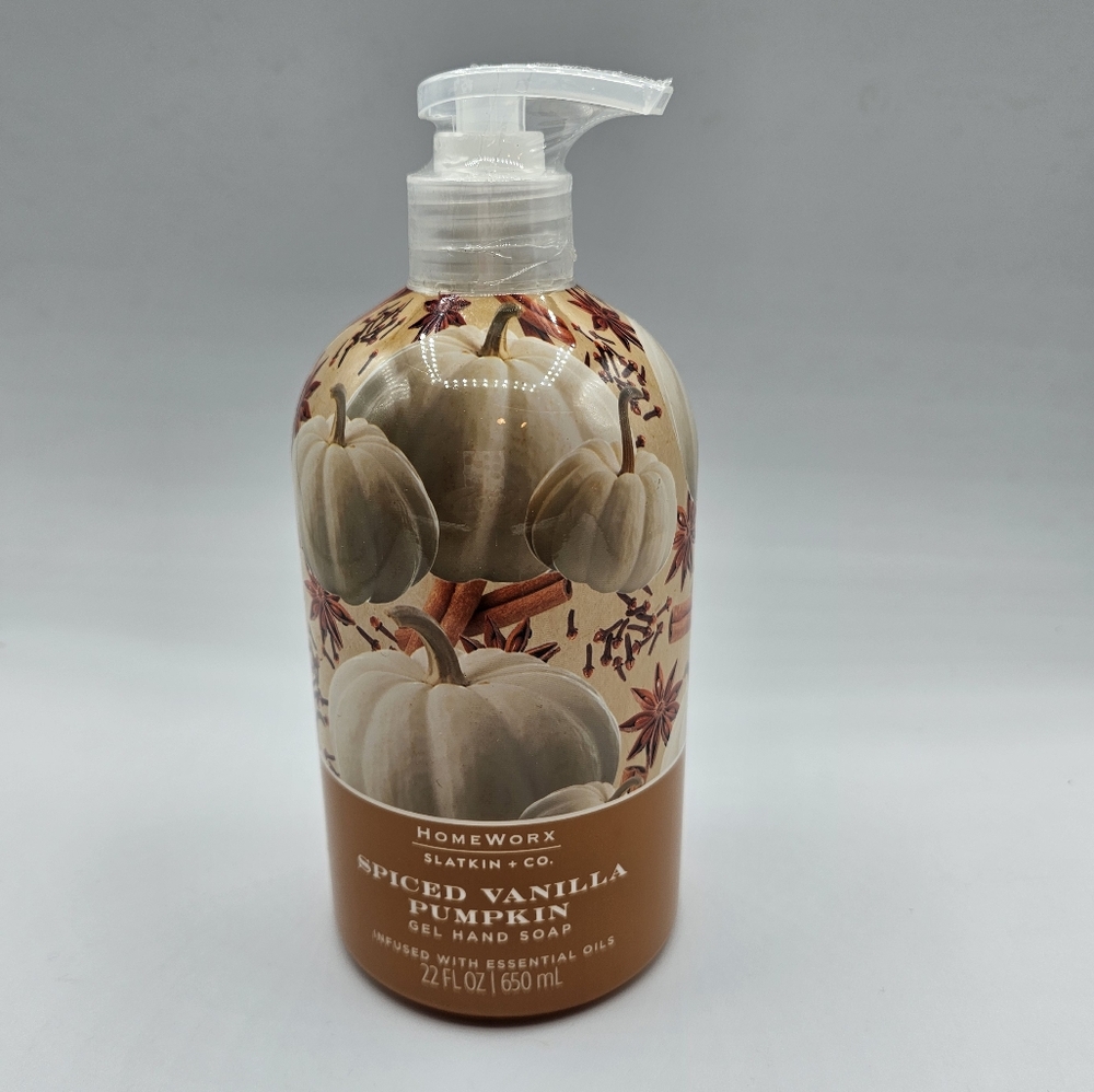 HomeWorx by Slatkin & Co. Spiced Vanilla Pumpkin Hand Soap